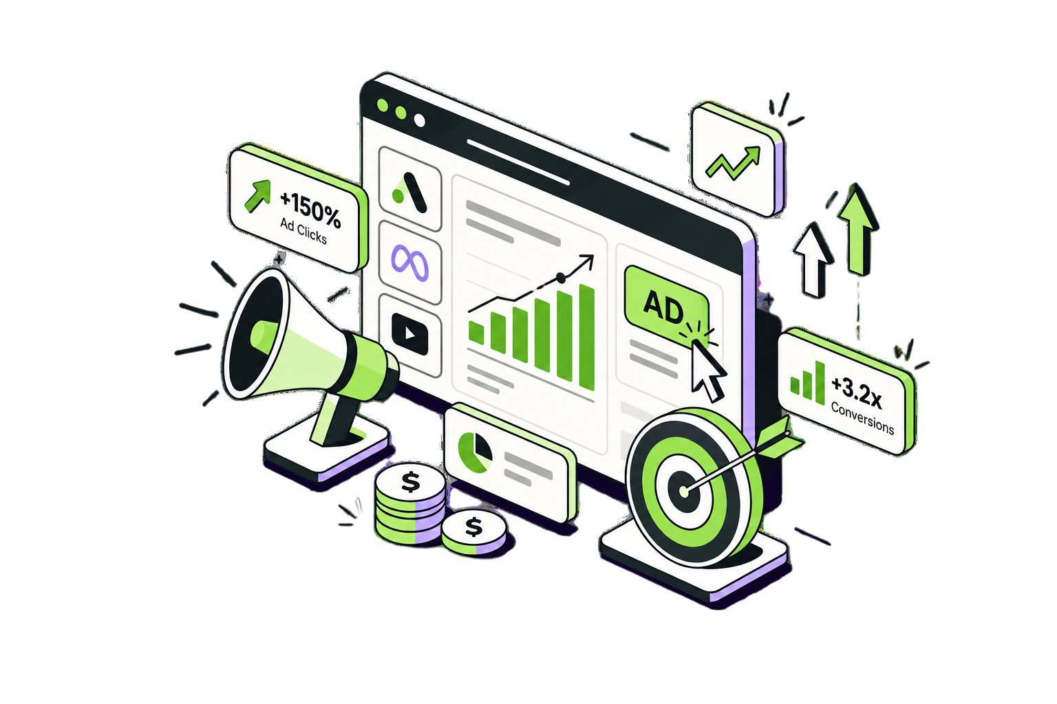 Paid Media illustration